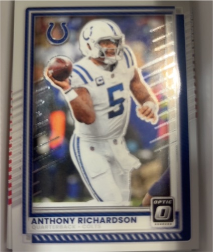 2025 Donruss Optic #72 Anthony Richardson Indianapolis Colts — front