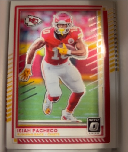 2025 Donruss Optic #100 Isiah Pacheco — front