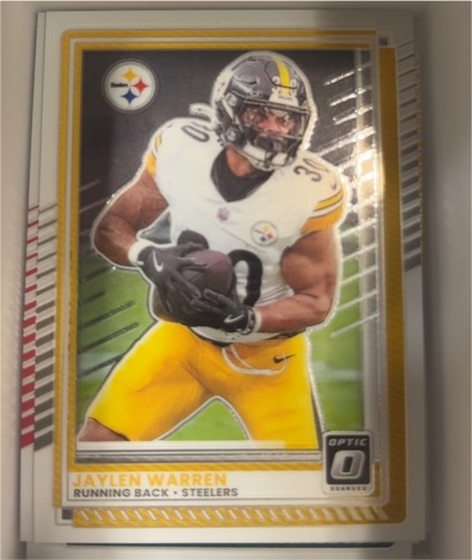 2025 Panini Donruss Optic #140 Jaylen Warren — front