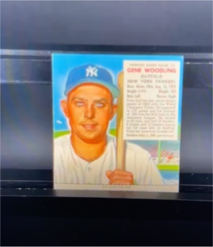 1953 Red Man Tobacco All-Star Team - American League Series #AL12 Gene Woodling — front