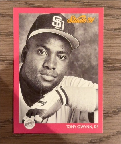 1991 Leaf Studio #245 Tony Gwynn — front