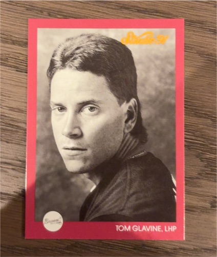 1991 Leaf Studio #145 Tom Glavine — front
