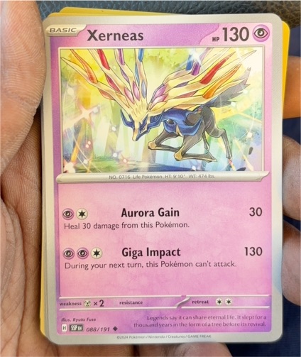 2024 Pokemon SV08: Surging Sparks #088 Xerneas — front