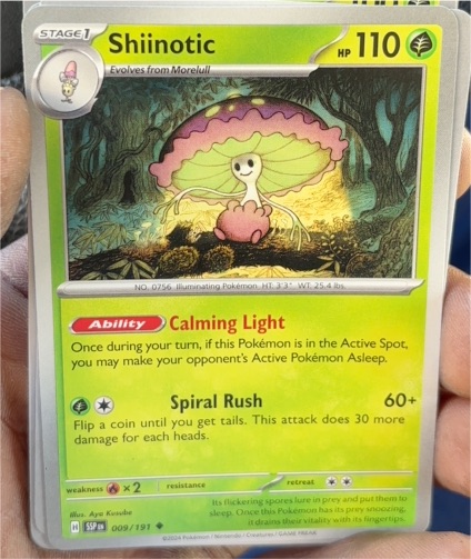 2024 Pokémon Scarlet & Violet Surging Sparks #009 Shiinotic — front
