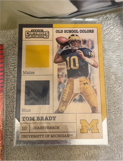 2017 Panini Contenders Draft Picks #20 Tom Brady — front