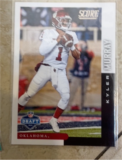 2019 Panini Score NFL Draft #DFT-9 Kyler Murray — front