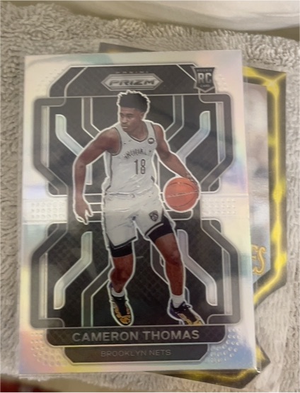 2021-22 Panini Prizm #297 Cameron Thomas — front