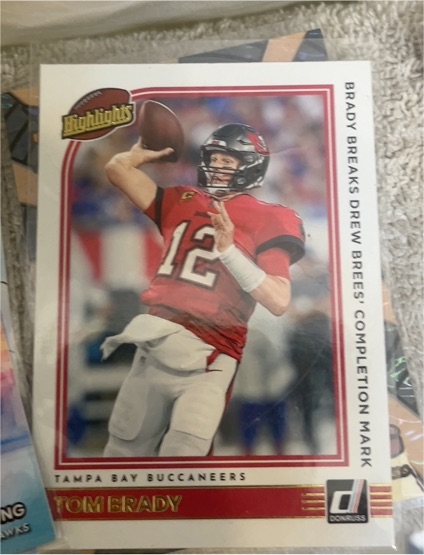 2022 Donruss #H-TB Tom Brady Highlights — front