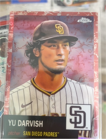 2022 Topps Chrome Platinum Anniversary #202 Yu Darvish — front