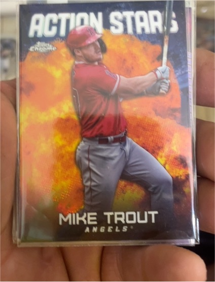2023 Topps Chrome Update #ASC-29 Mike Trout Action Stars — front