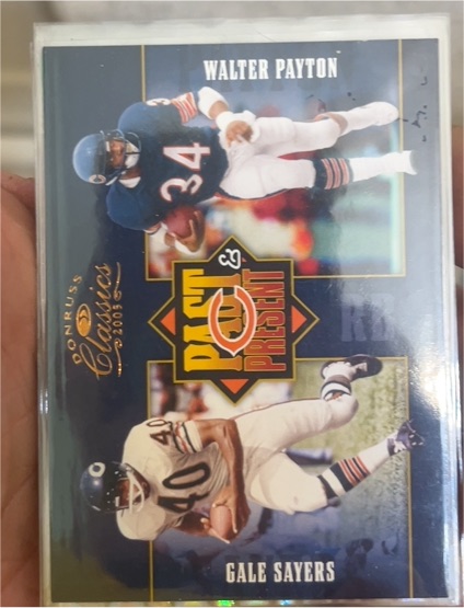2005 Donruss Classics Past & Present Walter Payton & Gale Sayers — front