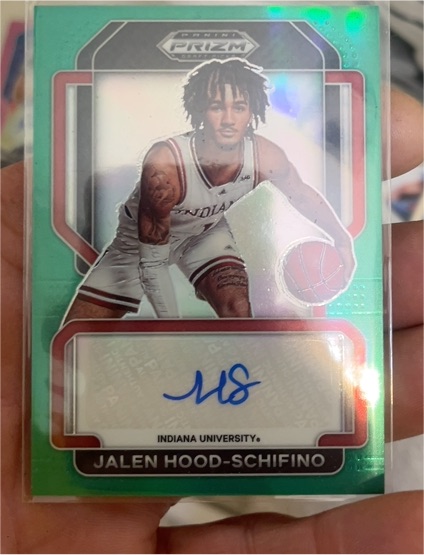 2022 Panini Prizm Draft Picks #FS-JHS Jalen Hood-Schifino — front