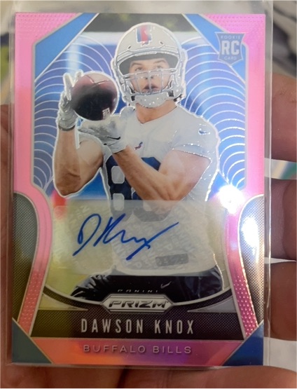 2019 Panini Prizm #373 Dawson Knox — front