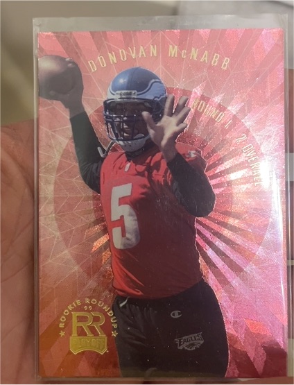 1999 Playoff Absolute SSD Rookie Roundup #RR16 Donovan McNabb — front