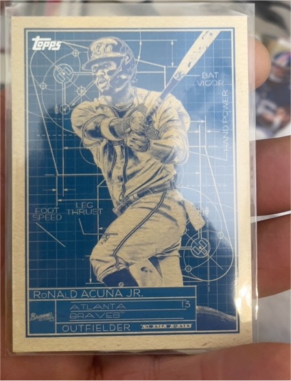2024 Topps Series 1 #SB-8 Ronald Acuña Jr. Superstar Blueprint — front