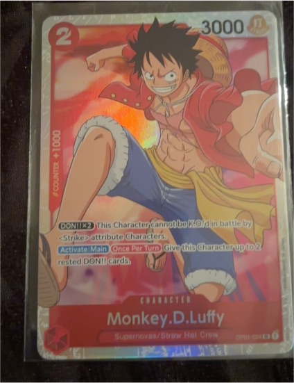 2024 One Piece Card Game OP01-024 Monkey D. Luffy — front