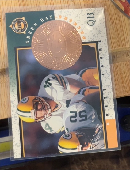 1997 Pinnacle Mint Collection #1 Brett Favre — front