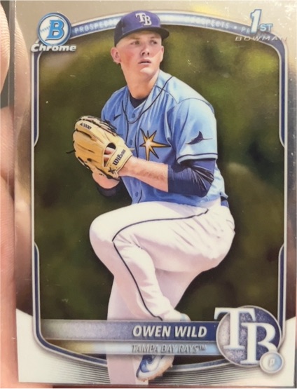 2025 Bowman Chrome Prospects #BCP-14 Owen Wild — front