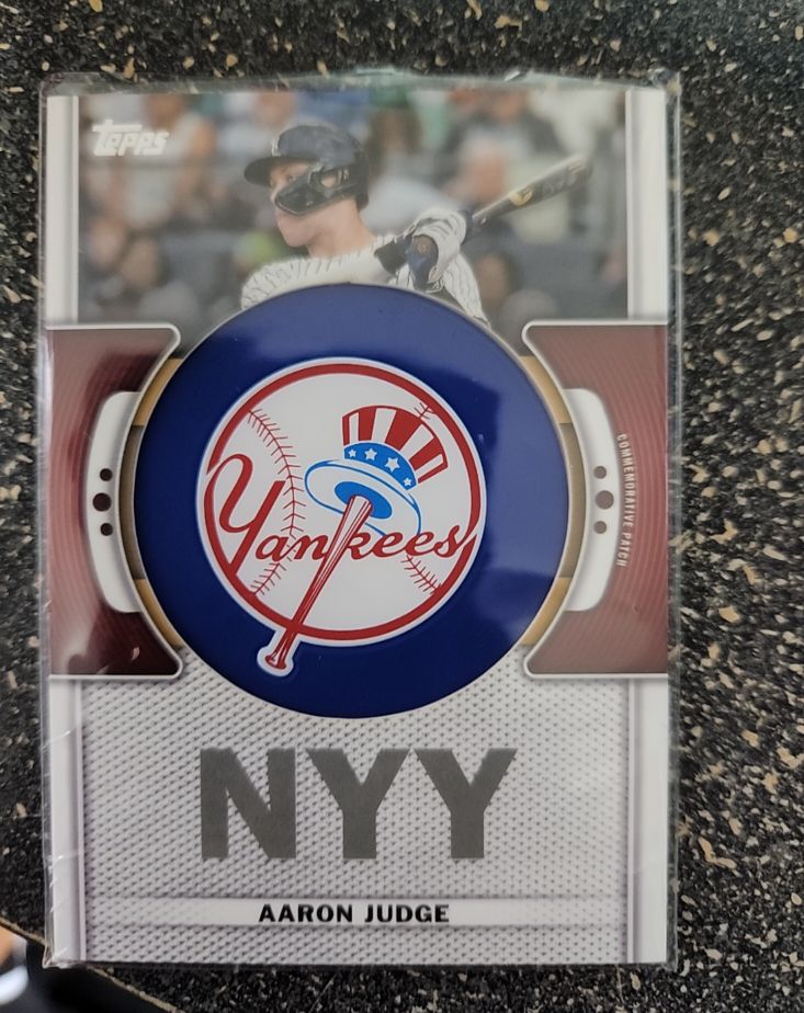 2023 Topps Series 1 Team Logo Commemorative Patch #TLP-AJ Aaron Judge — front