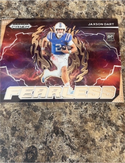 2025 Panini Prizm Draft Picks Fearless #F-JDT Jaxson Dart — front