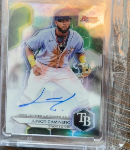 2023 Bowman's Best #B23-JCO Junior Caminero — front
