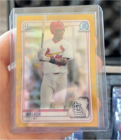 2020 Bowman Chrome Draft #BD-57 Jordan Walker — front