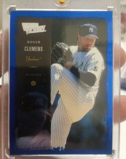 2000 Upper Deck Ultimate Victory #40 Roger Clemens — front
