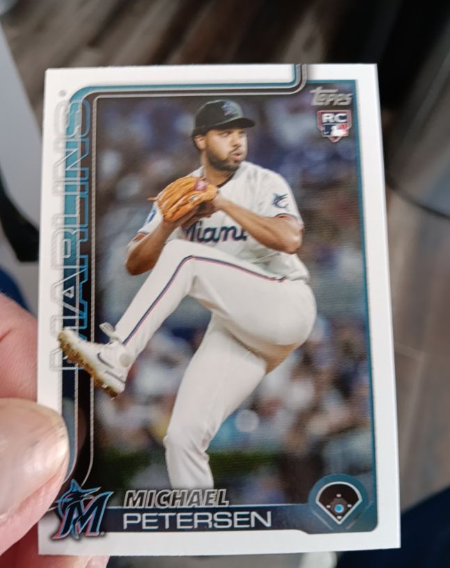 2025 Topps Update Series #US49 Michael Petersen — front