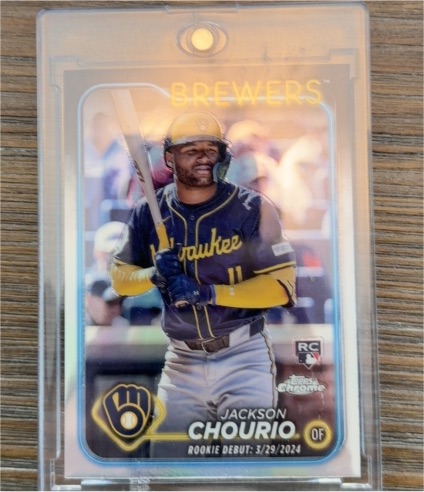 2024 Topps Chrome Update Series #USC30 Jackson Chourio — front
