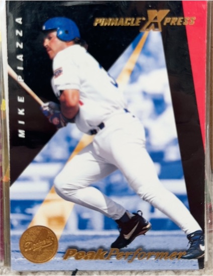1997 Pinnacle X-Press #146 Mike Piazza — front