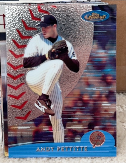 2000 Topps Finest #154 Andy Pettitte — front