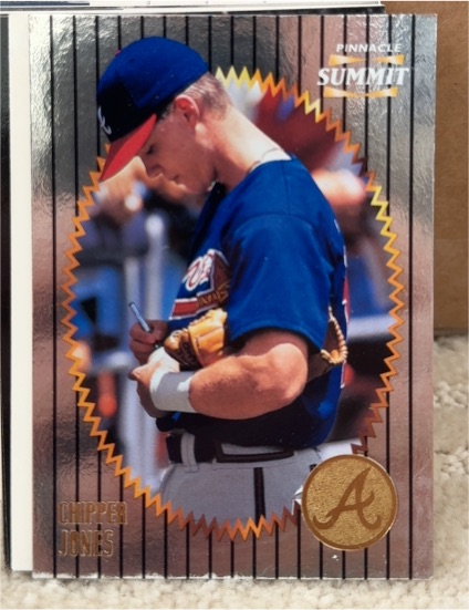 1996 Pinnacle Summit #126 Chipper Jones — front