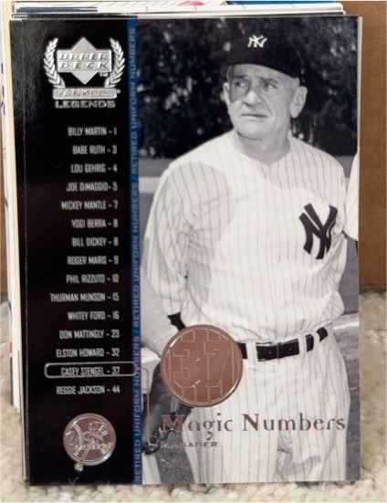 2000 Upper Deck Yankees Legends #64 Casey Stengel — front