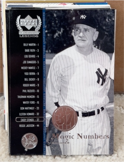 2000 Upper Deck Yankees Legends #64 Casey Stengel — front