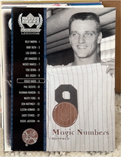 2000 Upper Deck Yankees Legends #58 Roger Maris — front