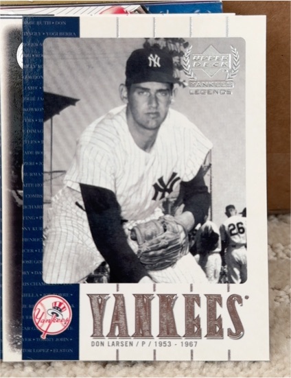 2000 Upper Deck Yankees Legends #26 Don Larsen — front