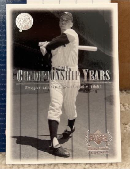 2000 Upper Deck Yankees Legends #84 Roger Maris — front