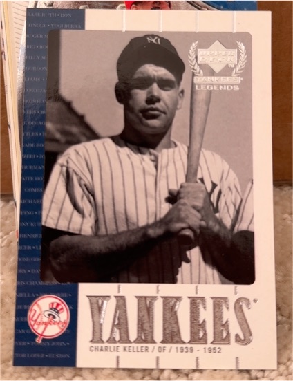 2000 Upper Deck Yankees Legends #38 Charlie Keller — front