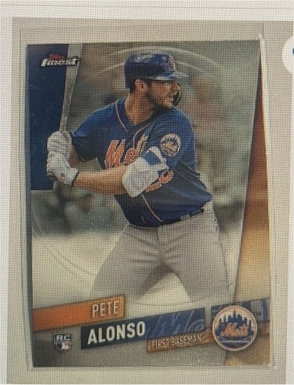 2019 Topps Finest #44 Pete Alonso — front