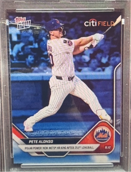 2025 Topps Now #553 Pete Alonso — front