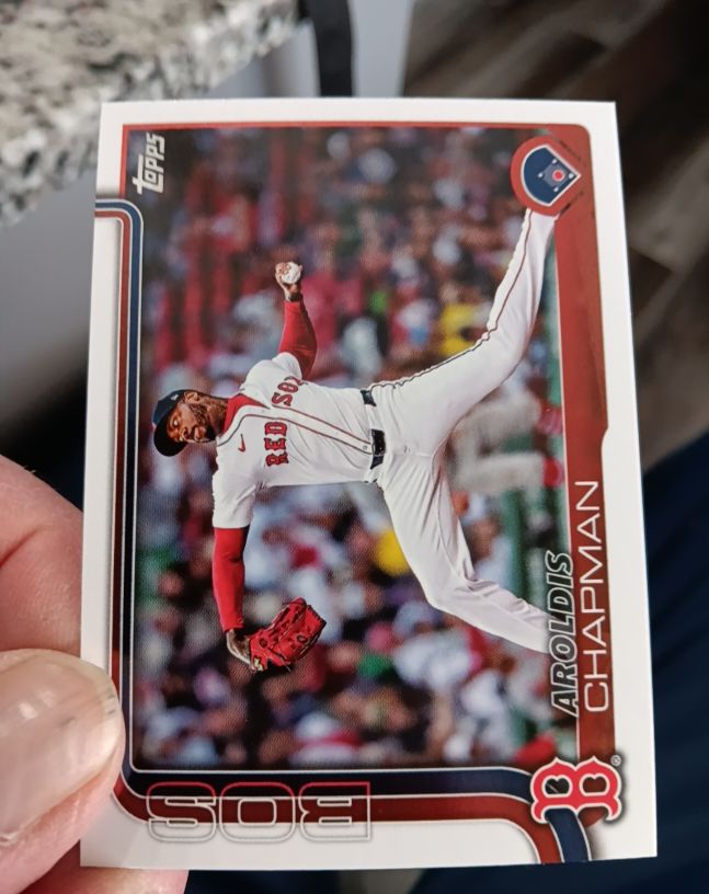2025 Topps Update #US116 Aroldis Chapman — front