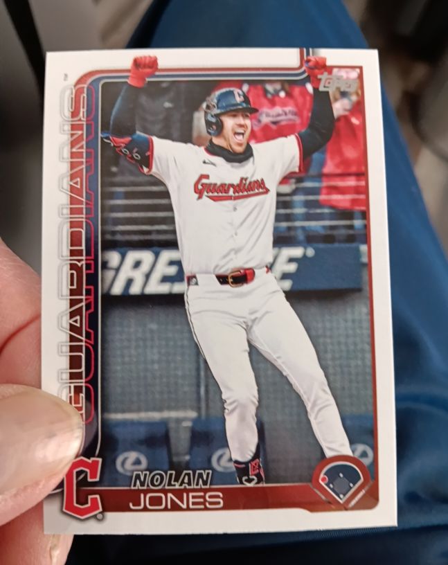 2025 Topps Update #US341 Nolan Jones — front