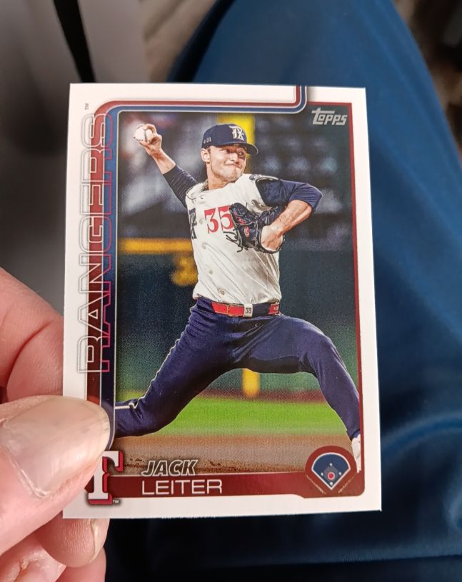 2025 Topps Update #US165 Jack Leiter — front