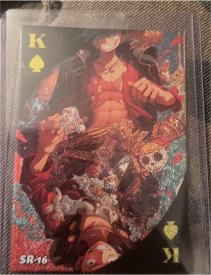 SR-16 King of Spades Anime Playing Card — front
