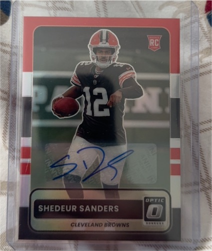 2025 Panini Donruss Optic #3 Shedeur Sanders — front
