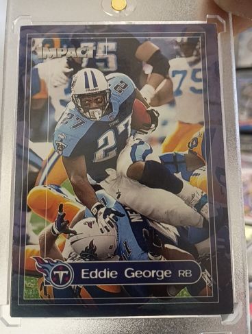 2000 Skybox Impact #10 Eddie George — front