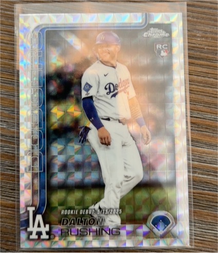 2025 Topps Chrome Update #USC151 Dalton Rushing — front