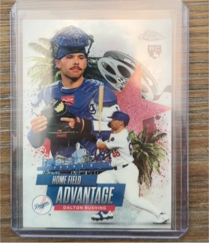 2025 Topps Chrome Update #HA-48 Dalton Rushing Home Field Advantage — front