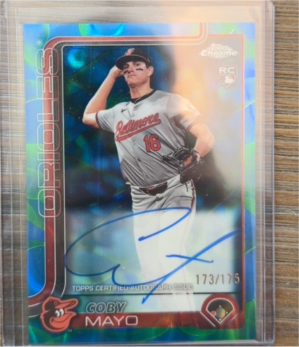 2025 Topps Chrome #RA-CMA Coby Mayo — front