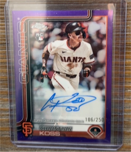 2025 Topps Chrome Update #AC-CK Christian Koss — front
